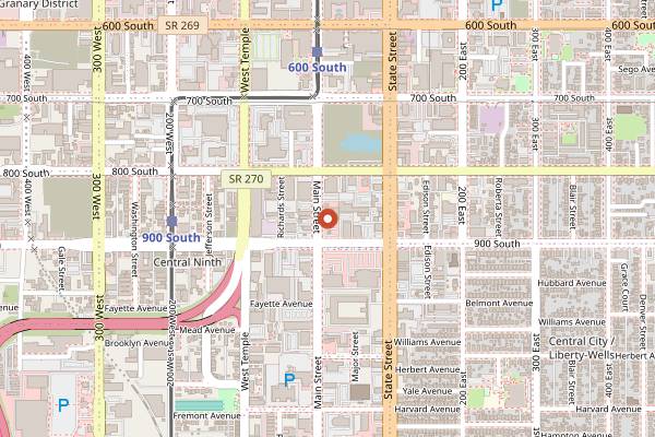 Map showing Proper Brewing in Salt Lake City