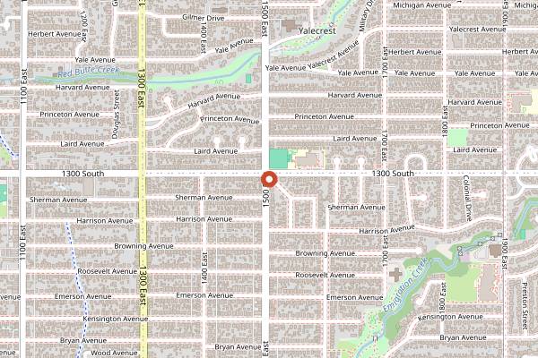 Map showing Eggs in the City in Salt Lake City
