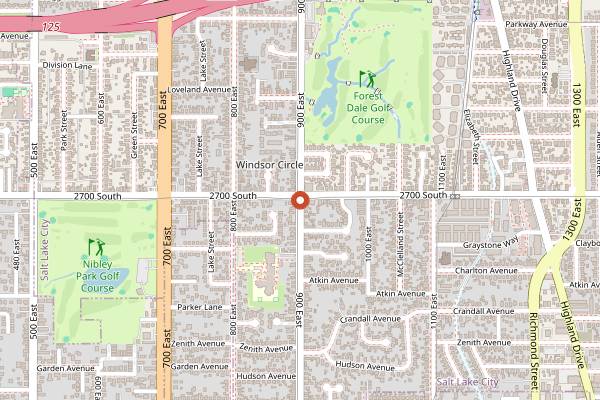 Map showing Pago in Salt Lake City