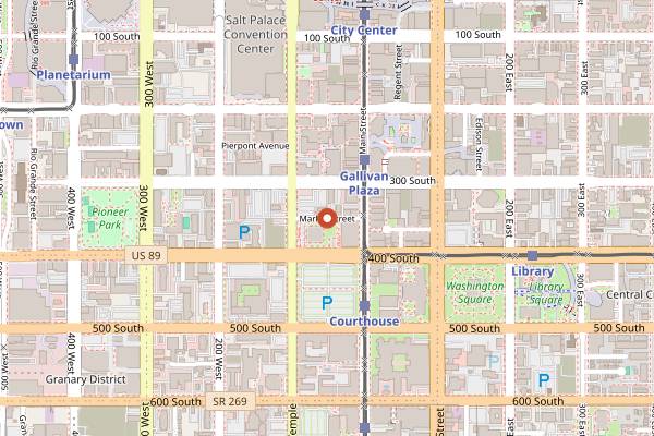 Map showing Takashi in Salt Lake City