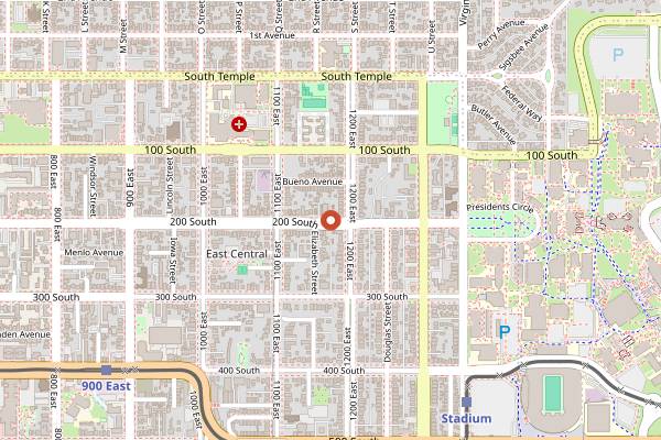 Map showing Repeal 21 in Salt Lake City