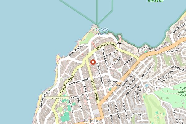 Map showing Puesto La Jolla in San Diego