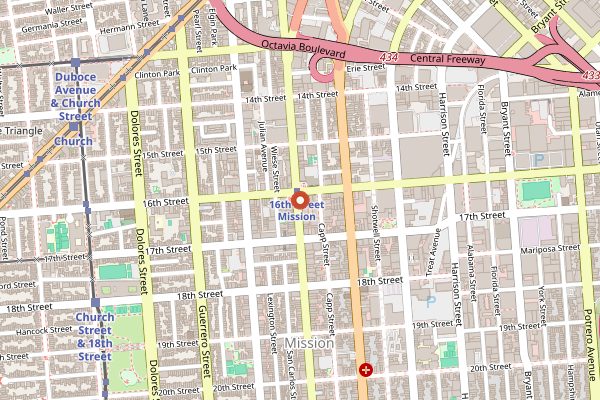Map showing Kitava in San Francisco