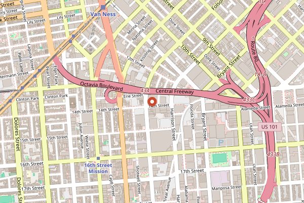 Map showing Rintaro in San Francisco