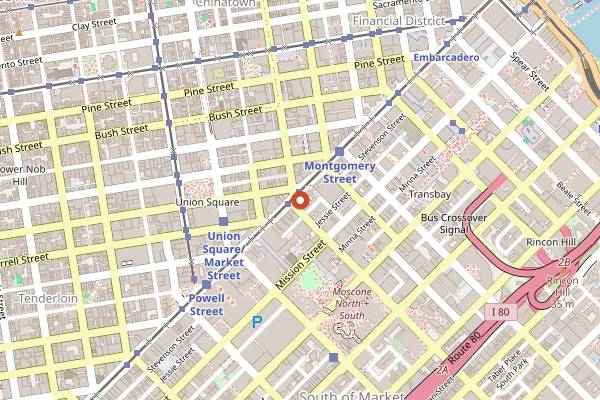 Map showing Local Edition in San Francisco
