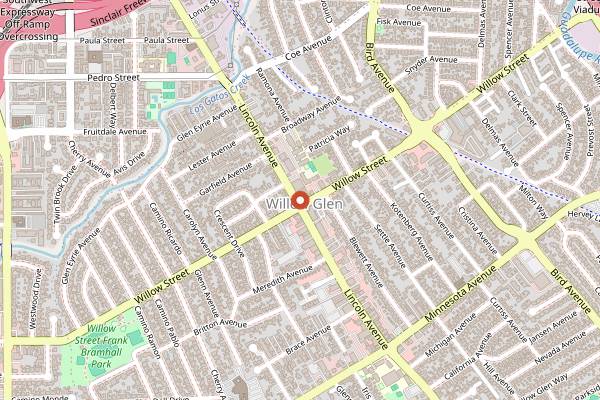 Map showing Copita Tequileria y Comida in San Jose