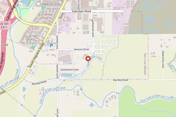 Map showing There Does Not Exist in San Luis Obispo