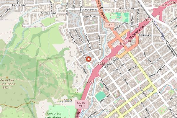 Map showing Lincoln Market & Deli in San Luis Obispo
