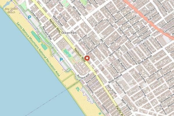 Map showing Heavy Handed in Santa Monica