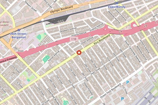 Map showing Lares in Santa Monica