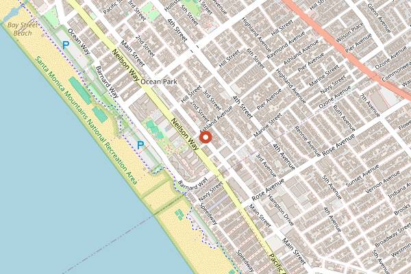Map showing Library Alehouse in Santa Monica