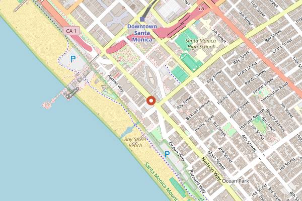 Map showing Capo in Santa Monica