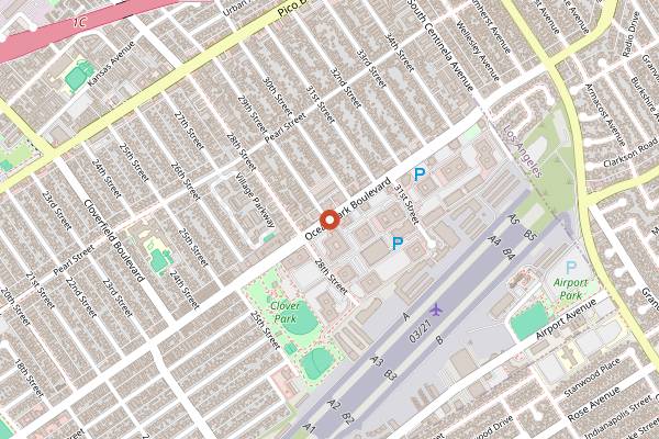 Map showing Shunji in Santa Monica