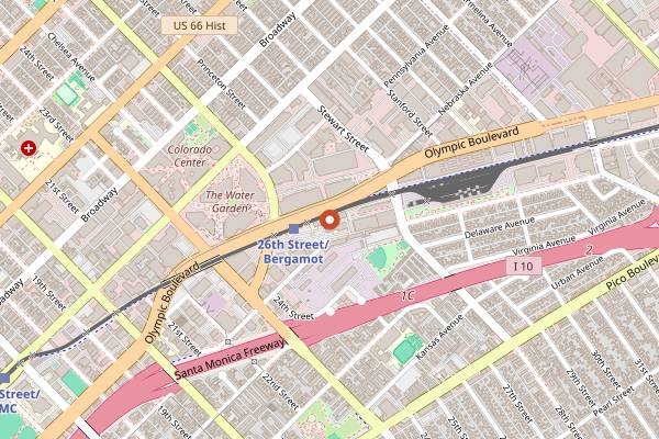 Map showing Le Great Outdoor in Santa Monica