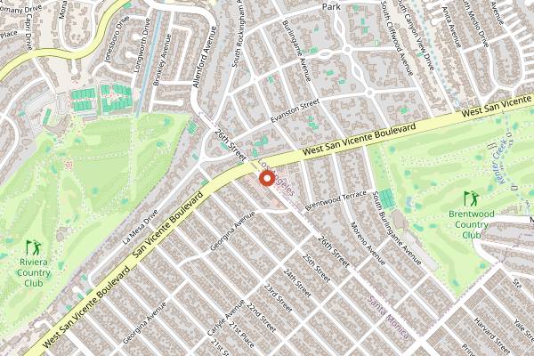 Map showing Farmshop in Santa Monica