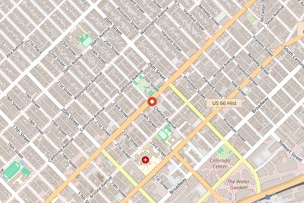 Map showing Fia in Santa Monica