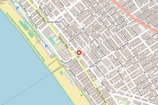 Map showing Seline in Santa Monica