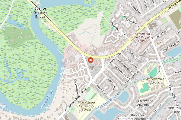 Map showing Friendship Coffee Company in Savannah