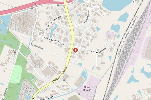 Map showing Sunrise Restaurant in Savannah