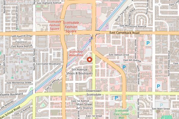 Map showing Not My First Rodeo in Scottsdale