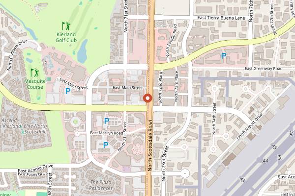 Map showing Press Coffee Roasters in Scottsdale
