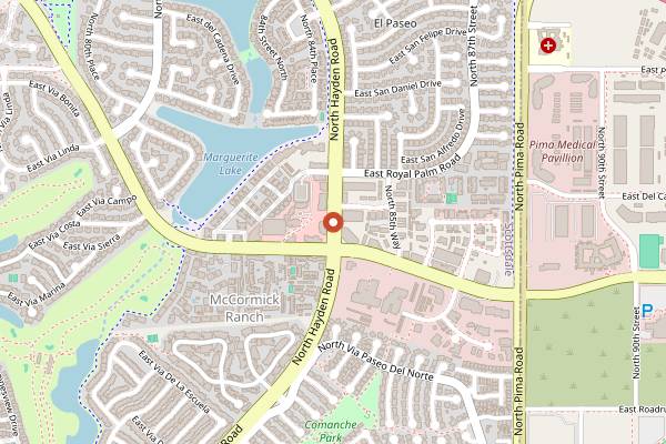 Map showing Bombay House in Scottsdale