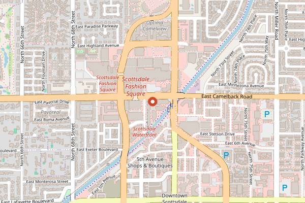 Map showing Call Her Martina in Scottsdale