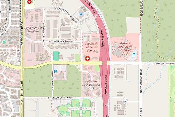 Map showing Hao Hao Chinese in Scottsdale
