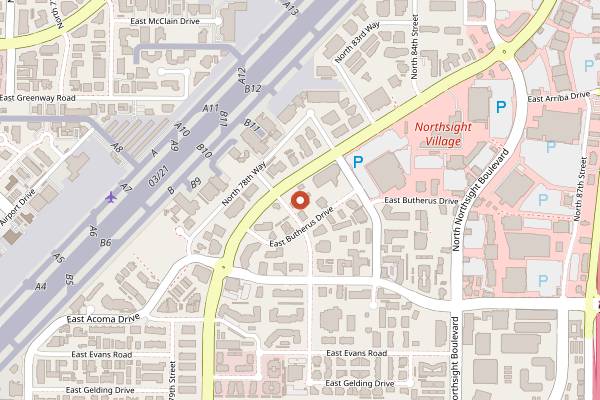 Map showing Soul Fire Tacos in Scottsdale