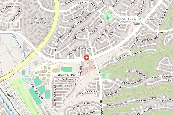 Map showing Classic Cooking Academy in Scottsdale