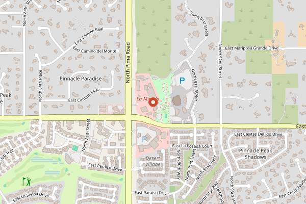 Map showing Il Segreto in Scottsdale