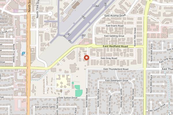 Map showing Passport Coffee & Tea in Scottsdale