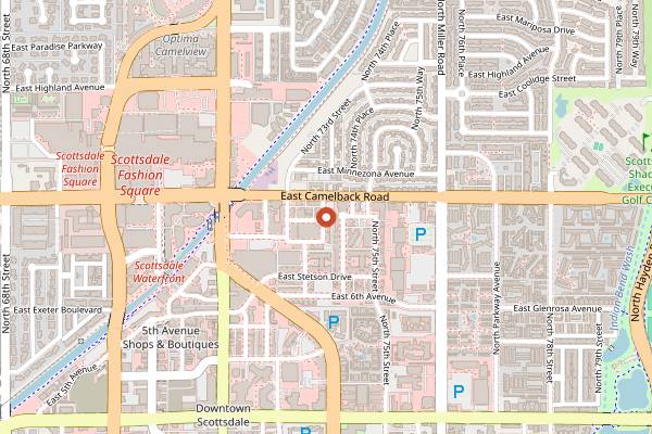 Map showing Estelle in Scottsdale