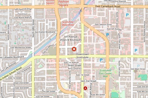 Map showing Cielito in Scottsdale