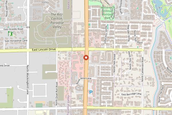 Map showing Fat Ox in Scottsdale