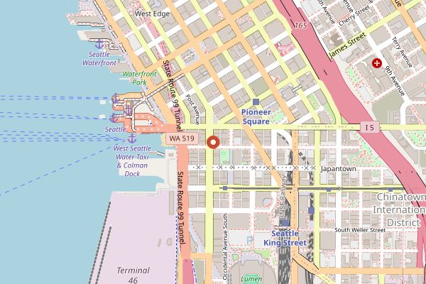 Map showing Damn the Weather in Seattle