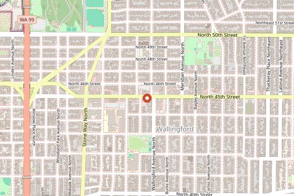 Map showing Harvest Beat in Seattle