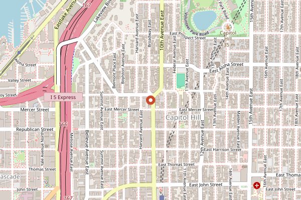 Map showing Altura in Seattle