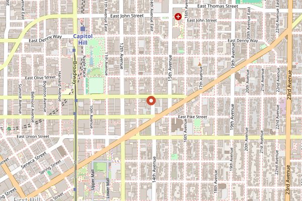 Map showing Spinasse in Seattle