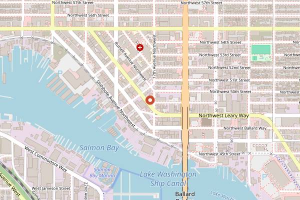 Map showing Shibuya HiFi in Seattle