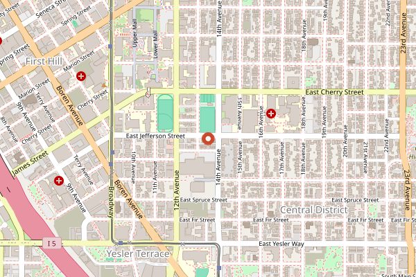 Map showing L'Oursin in Seattle