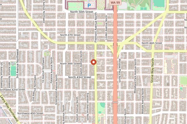 Map showing Vif in Seattle