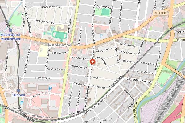 Map showing SOL Food Farmers Market in St. Louis