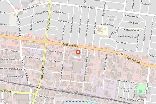 Map showing Taqueria Durango in St. Louis