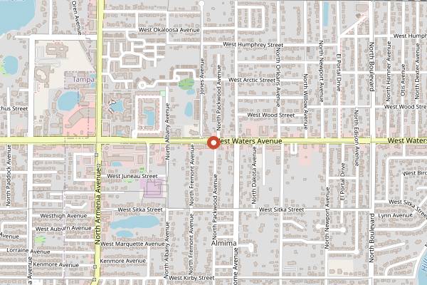 Map showing The Grove Bakery in Tampa