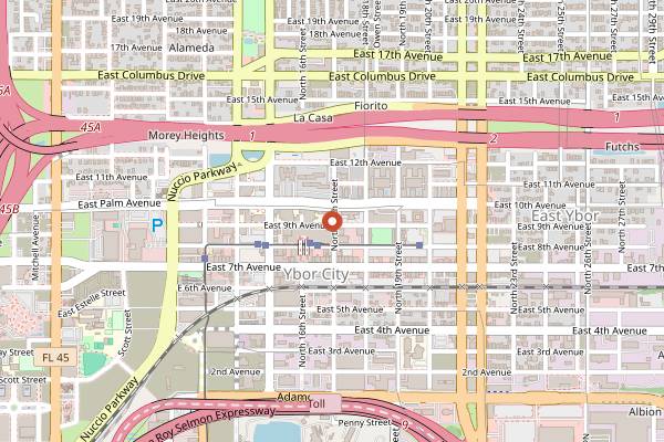 Map showing True Loaf Bakery and Cafe in Tampa