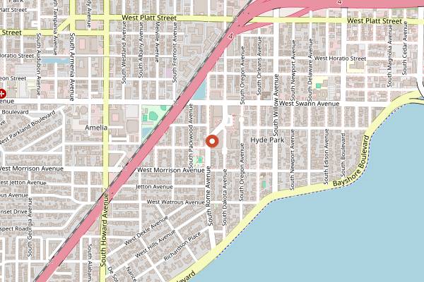 Map showing Bouzy in Tampa