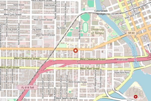 Map showing Edison Food and Drink Lab in Tampa