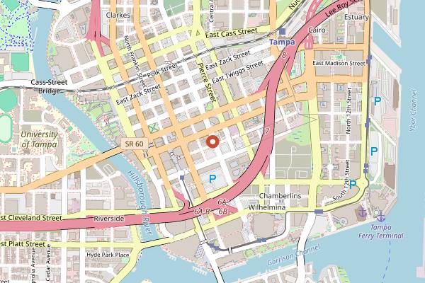 Map showing Morgan's Cove in Tampa