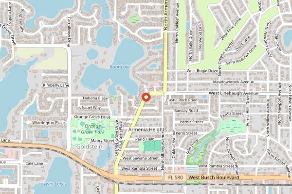 Map showing Repeal 18 in Tampa